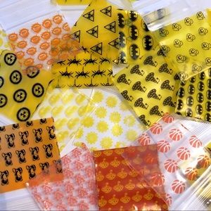 1515 200 Bags Apple Brand Yellow Orange Designs